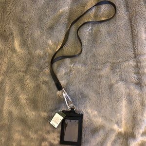 WILD FABLE Black lanyard wallet NWT from Target